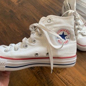 White high top converse